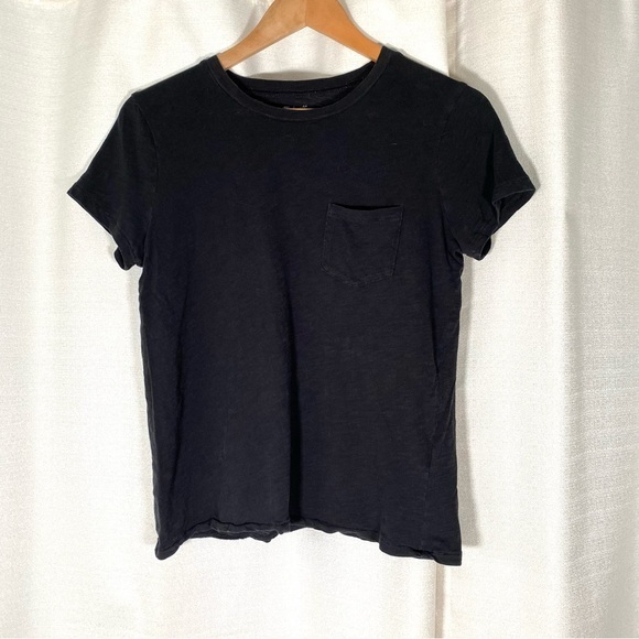 Madewell Tops - MADEWELL 100% Cotton Black T-Shirt S